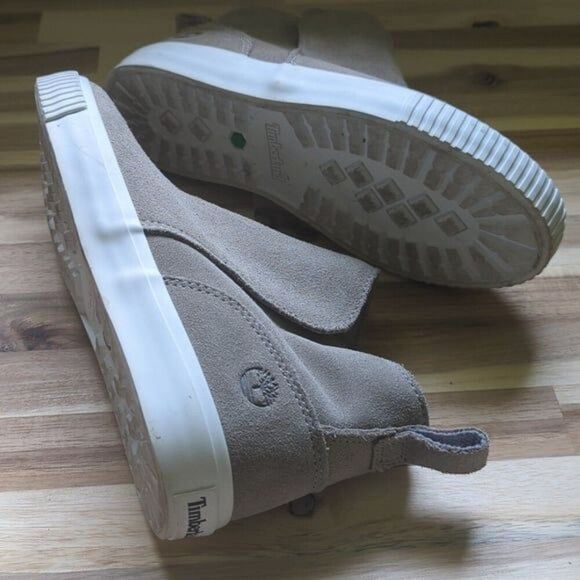 Timberland Skyla Bay Woman's Grey Suede Pull On Boots Shoes Sneakers Flats 6.5 - Picture 6 of 7